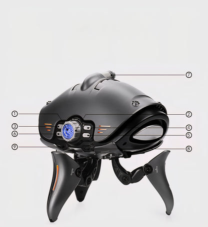 Alien Invasion X — Cyberpunk Bluetooth Subwoofer Speaker Original Design