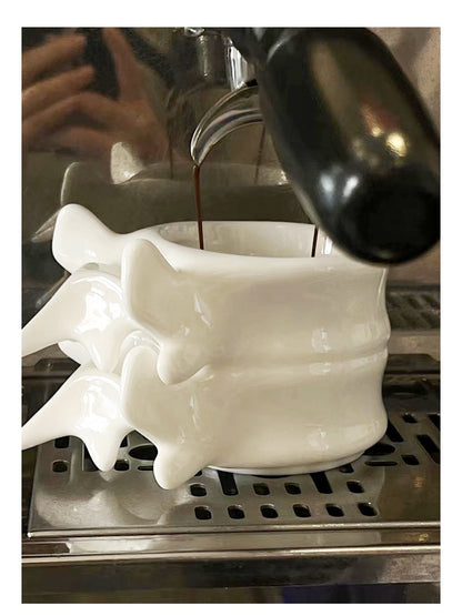 Spine Mug – Ceramic Vertebrae Coffee Cup Original Design