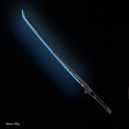 Cyberpunk Energy Katana – LED Rechargeable Samurai Blade Prop linsstore