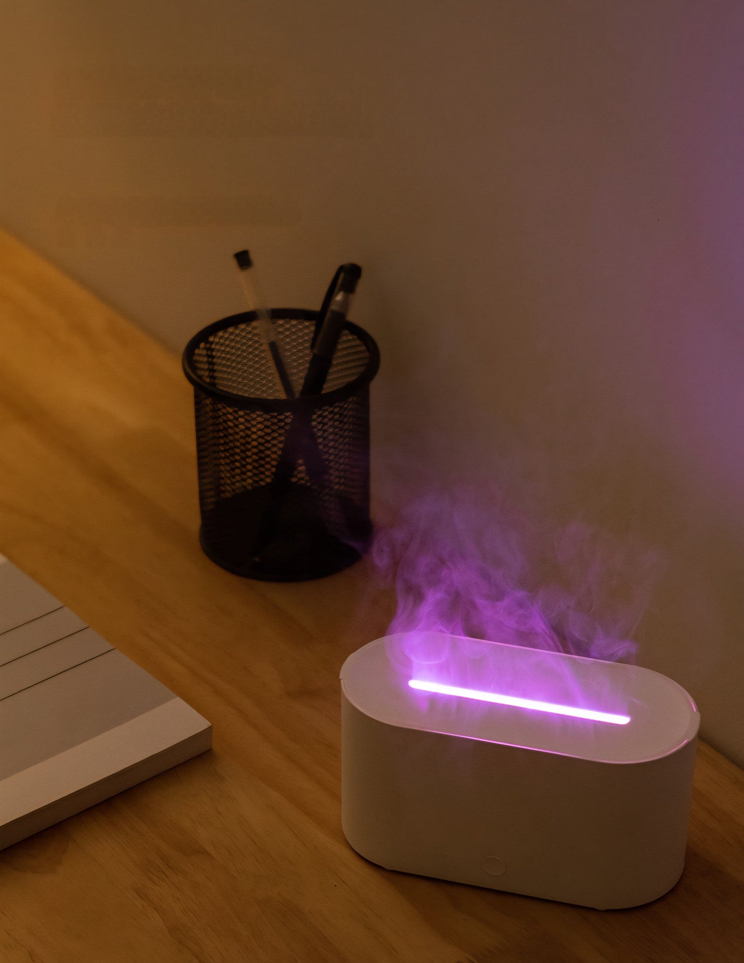 LuminFlame™ – 7-Color Fire Mist Humidifier Veyra
