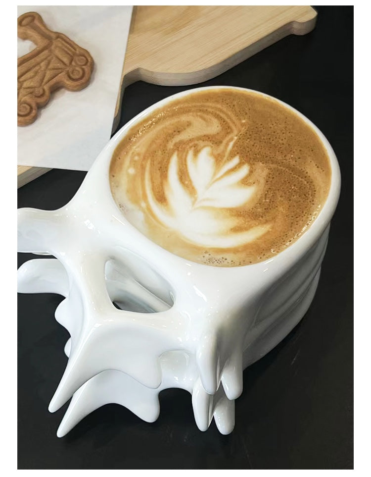 Spine Mug – Ceramic Vertebrae Coffee Cup Original Design