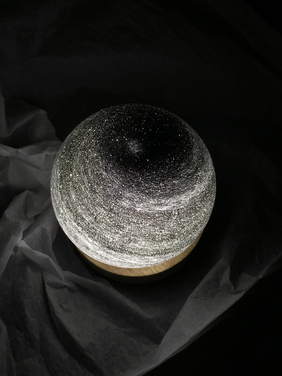 Cosmic Glow Crystal Sphere Lamp – Galaxy-Inspired Night Light Veyra