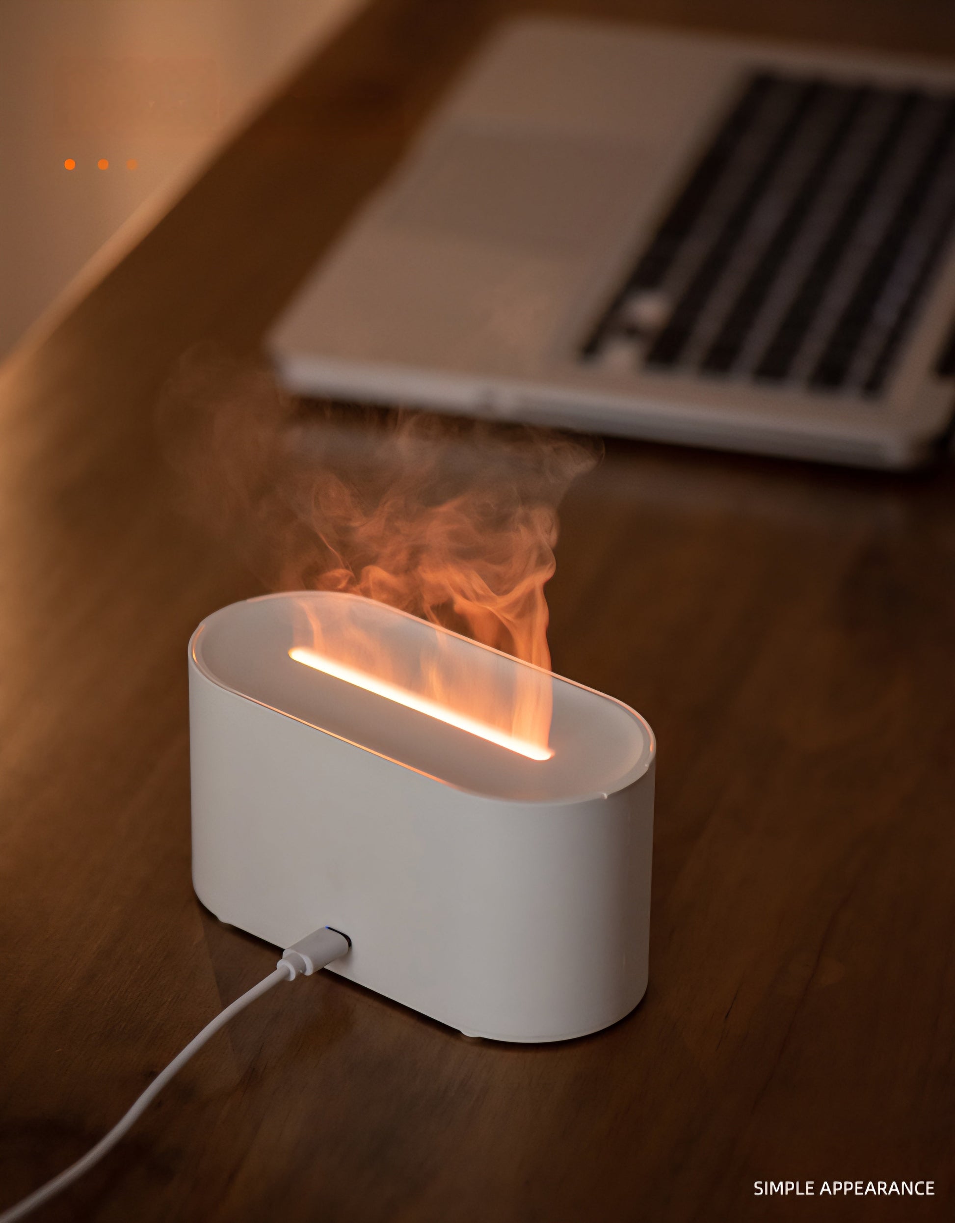 LuminFlame™ – 7-Color Fire Mist Humidifier Veyra