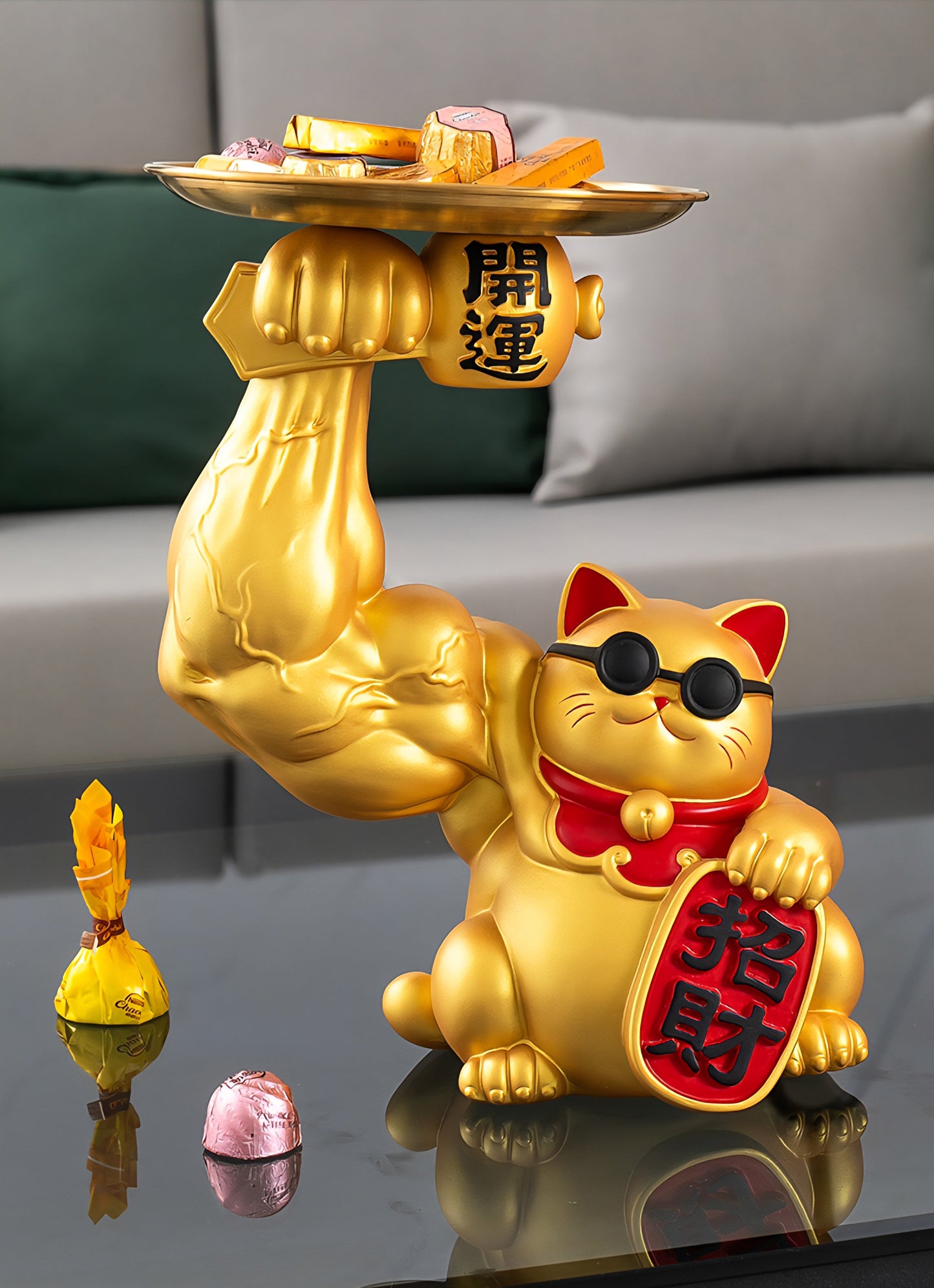 Fortune Power Cat – Muscle Lucky Cat Original Design