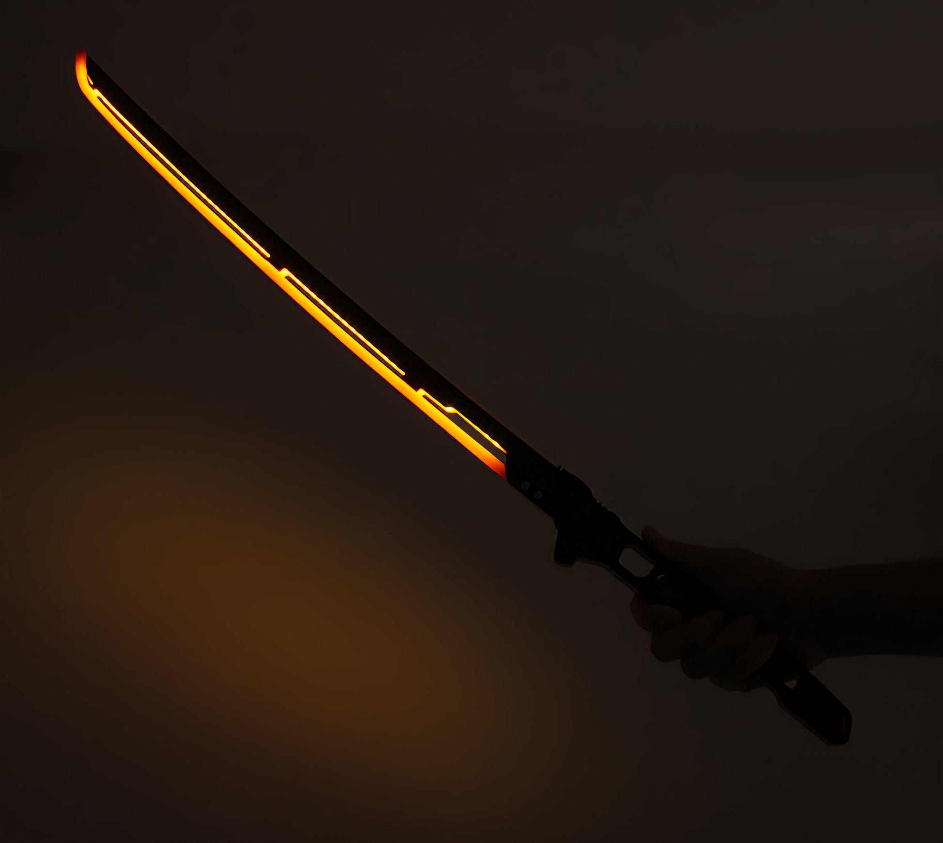 Cyberpunk Energy Katana – LED Rechargeable Samurai Blade Prop linsstore