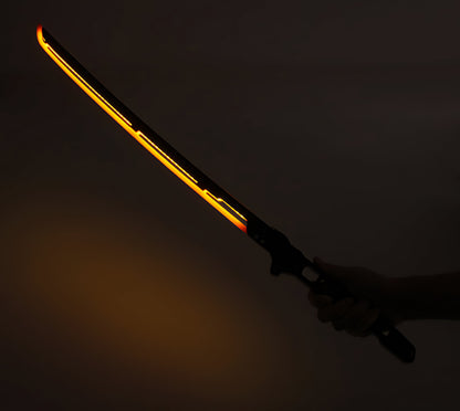 Cyberpunk Energy Katana – LED Rechargeable Samurai Blade Prop linsstore