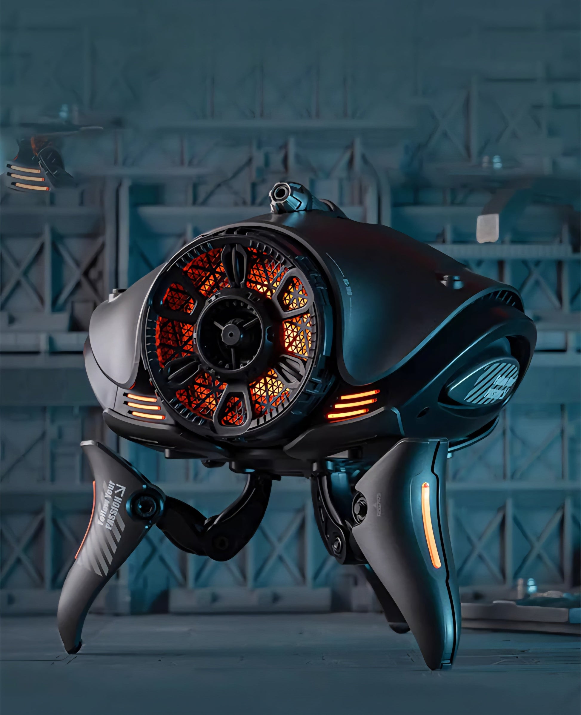 Alien Invasion X — Cyberpunk Bluetooth Subwoofer Speaker Original Design