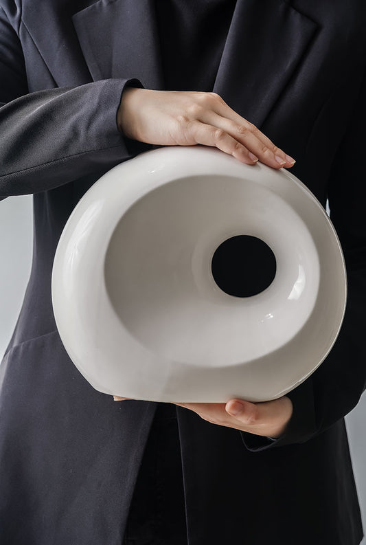 Lunar Stone Ceramic Tissue Box – Modern Nordic Accent Original Design
