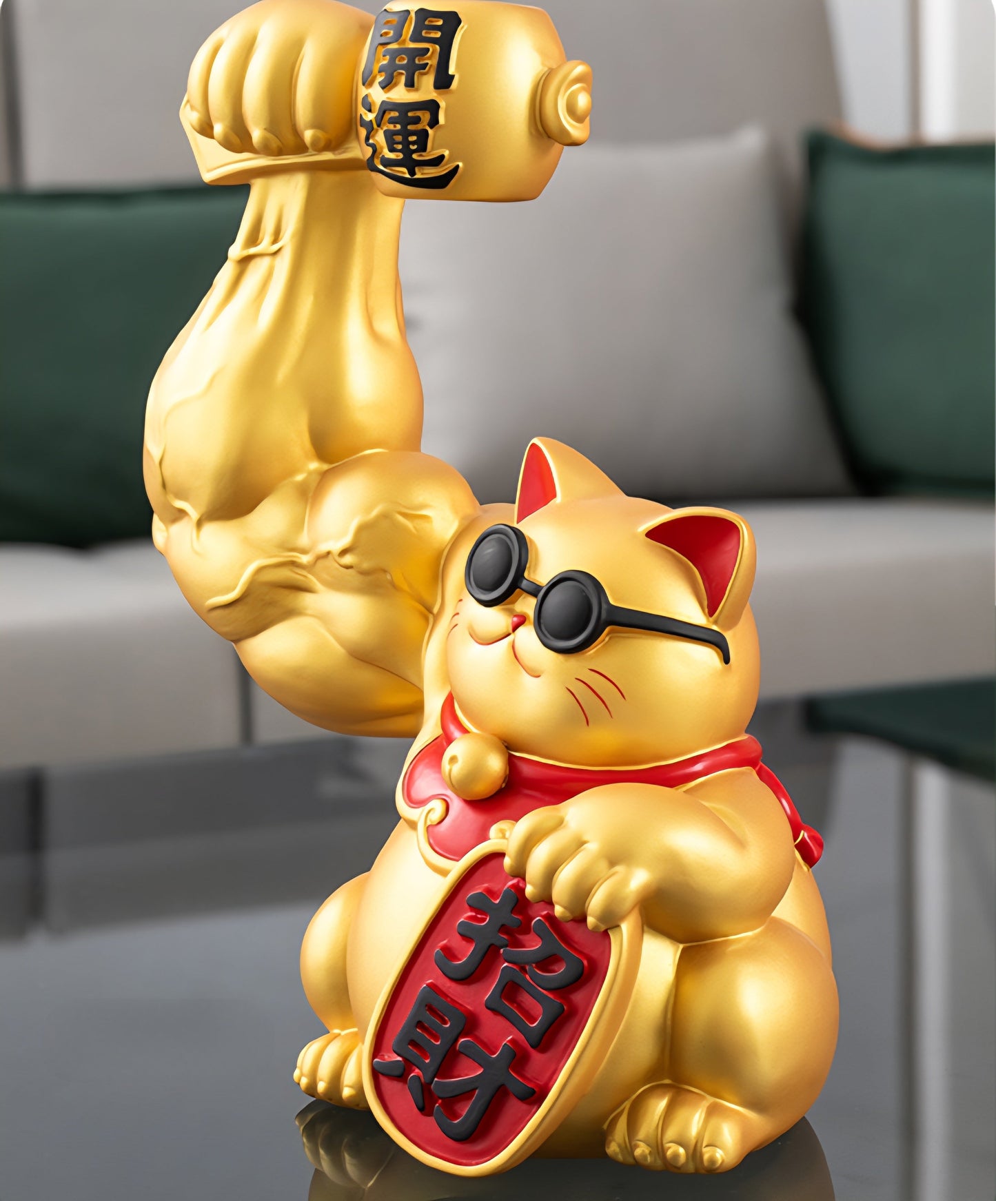 Fortune Power Cat – Muscle Lucky Cat Original Design