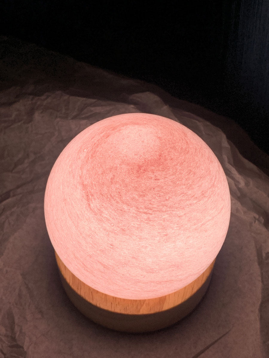 Cosmic Glow Crystal Sphere Lamp – Galaxy-Inspired Night Light Veyra