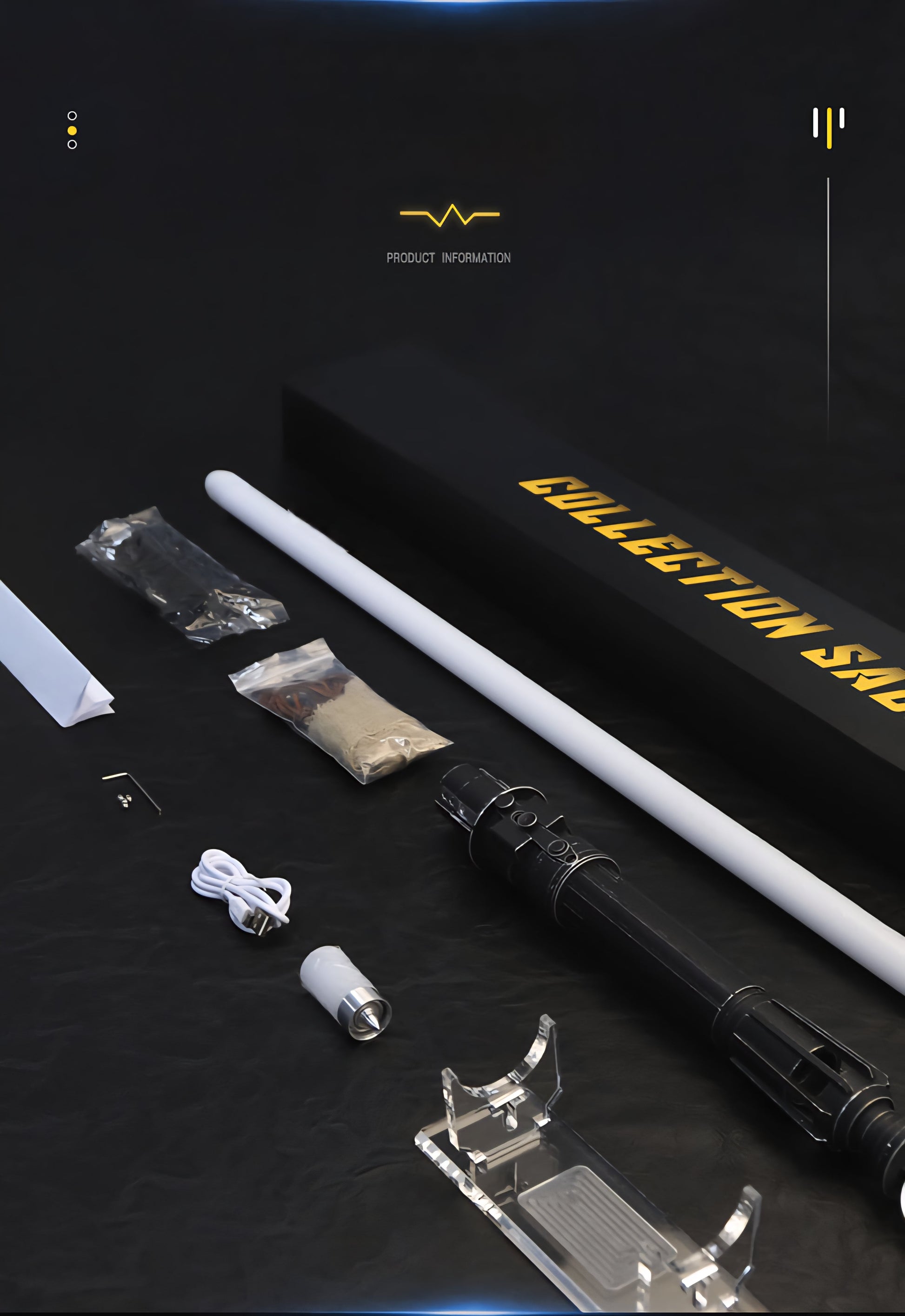 Arcane Relic Lightsaber – Full-Metal Collectible Pixel Blade Original Design