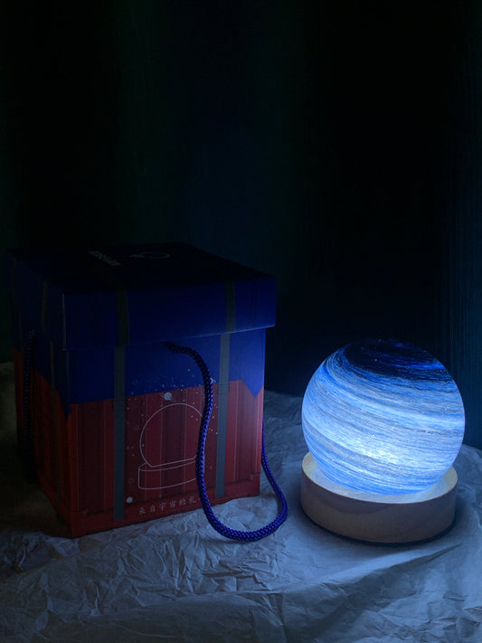 Cosmic Glow Crystal Sphere Lamp – Galaxy-Inspired Night Light Veyra