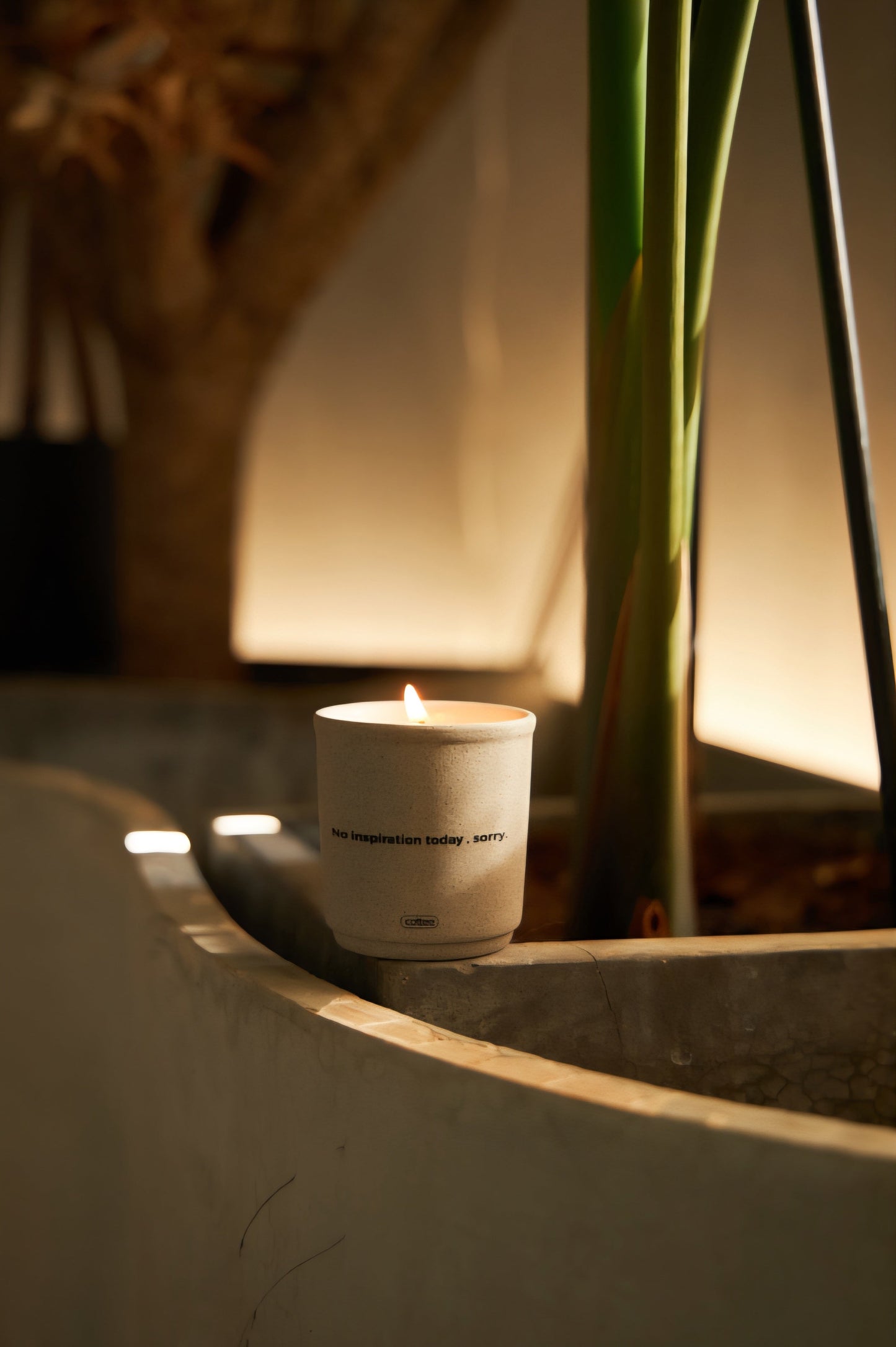 Take Away Ceramic Scented Candle – Café-Inspired Gift Edition Veyra