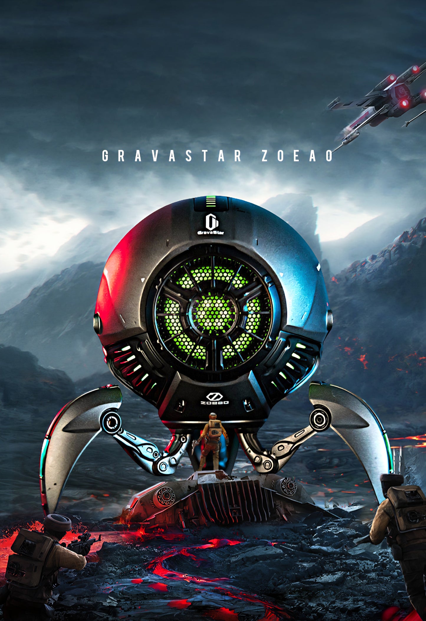Gravastar G1 Pro – Cyberpunk Mecha Bluetooth Speaker Veyra Imports