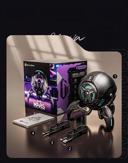 Gravastar G1 Pro – Cyberpunk Mecha Bluetooth Speaker Veyra Imports