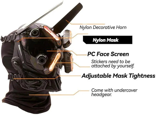 CyberReaper Tactical Mask — Sci-Fi Battle Gear FOCKSHOP