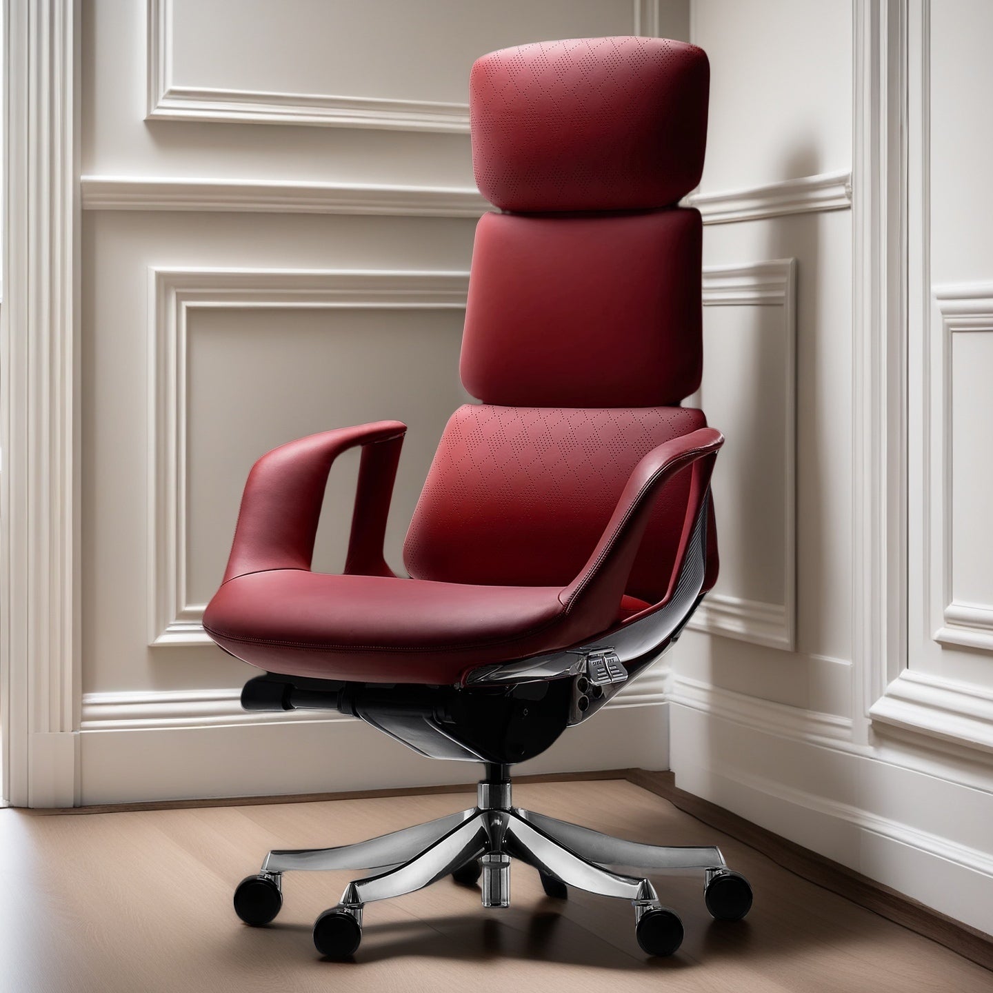Spider Web Ergonomic Chair – Luxury Boss Office Seat linsstore