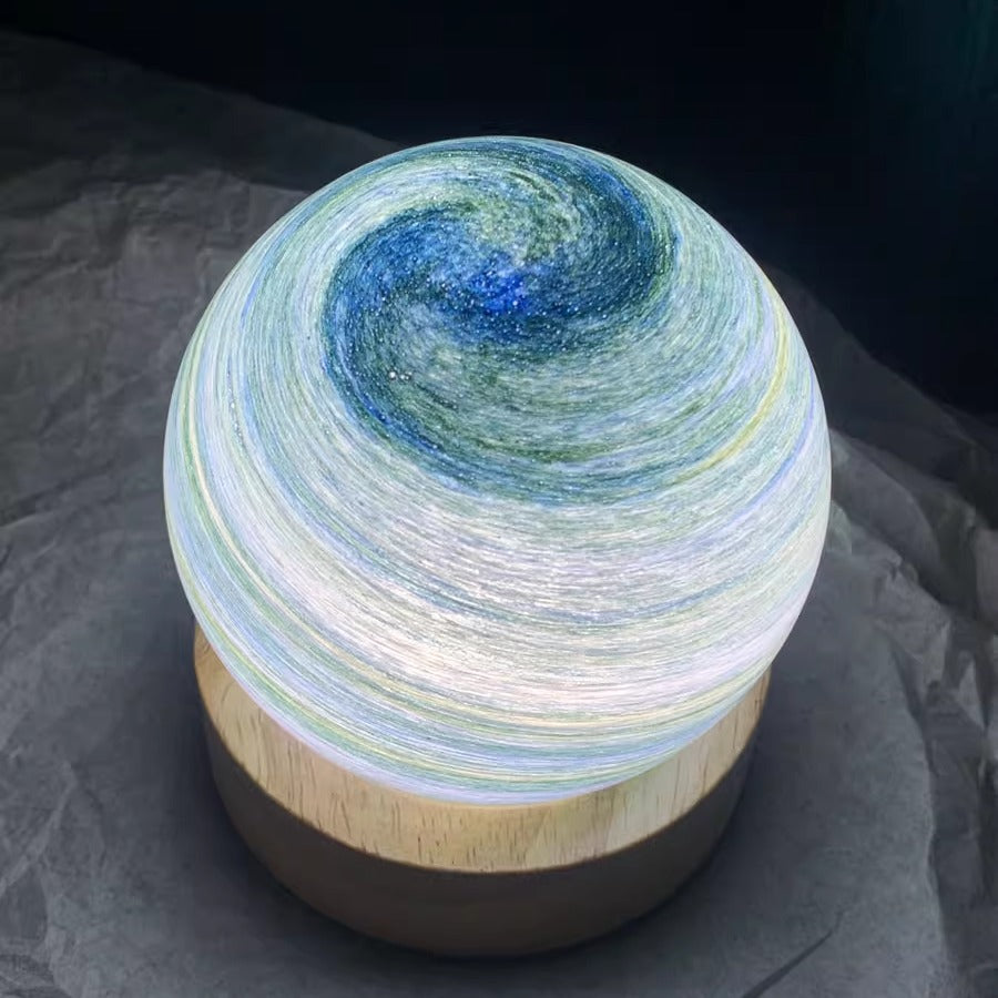 Cosmic Glow Crystal Sphere Lamp – Galaxy-Inspired Night Light Veyra
