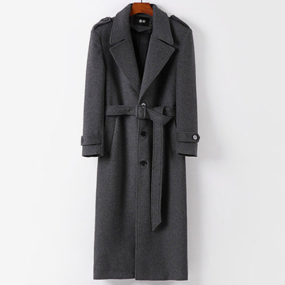 Nordic Wool Long Coat – Classic Winter Edition Veyra