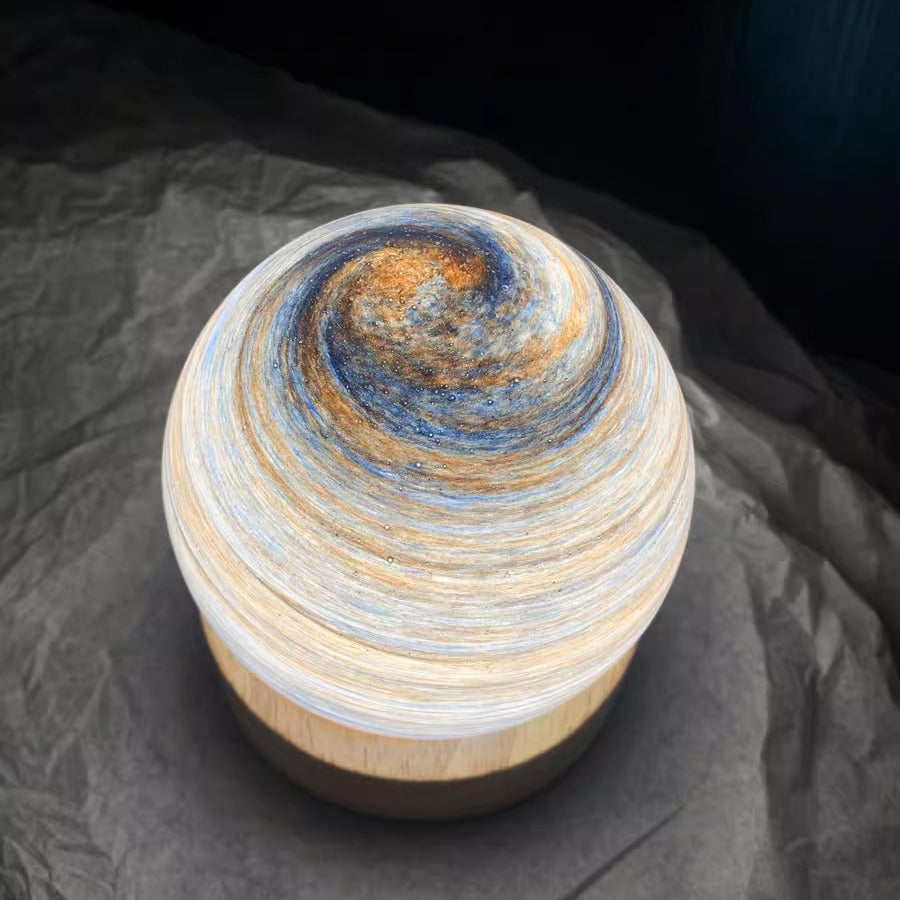 Cosmic Glow Crystal Sphere Lamp – Galaxy-Inspired Night Light Veyra