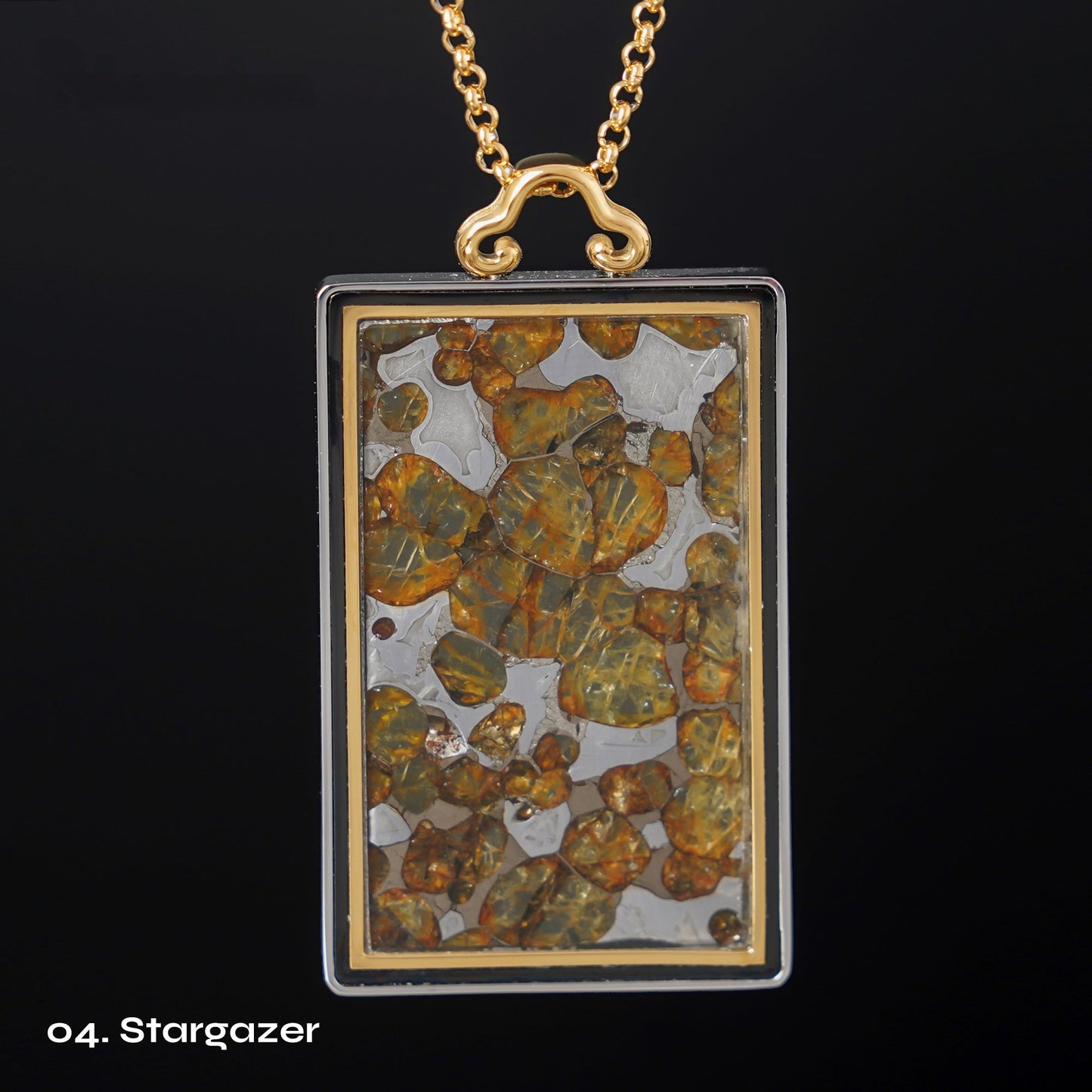 Celestial Relic Necklace – Genuine Sericho Meteorite in Sterling Silver Original Design