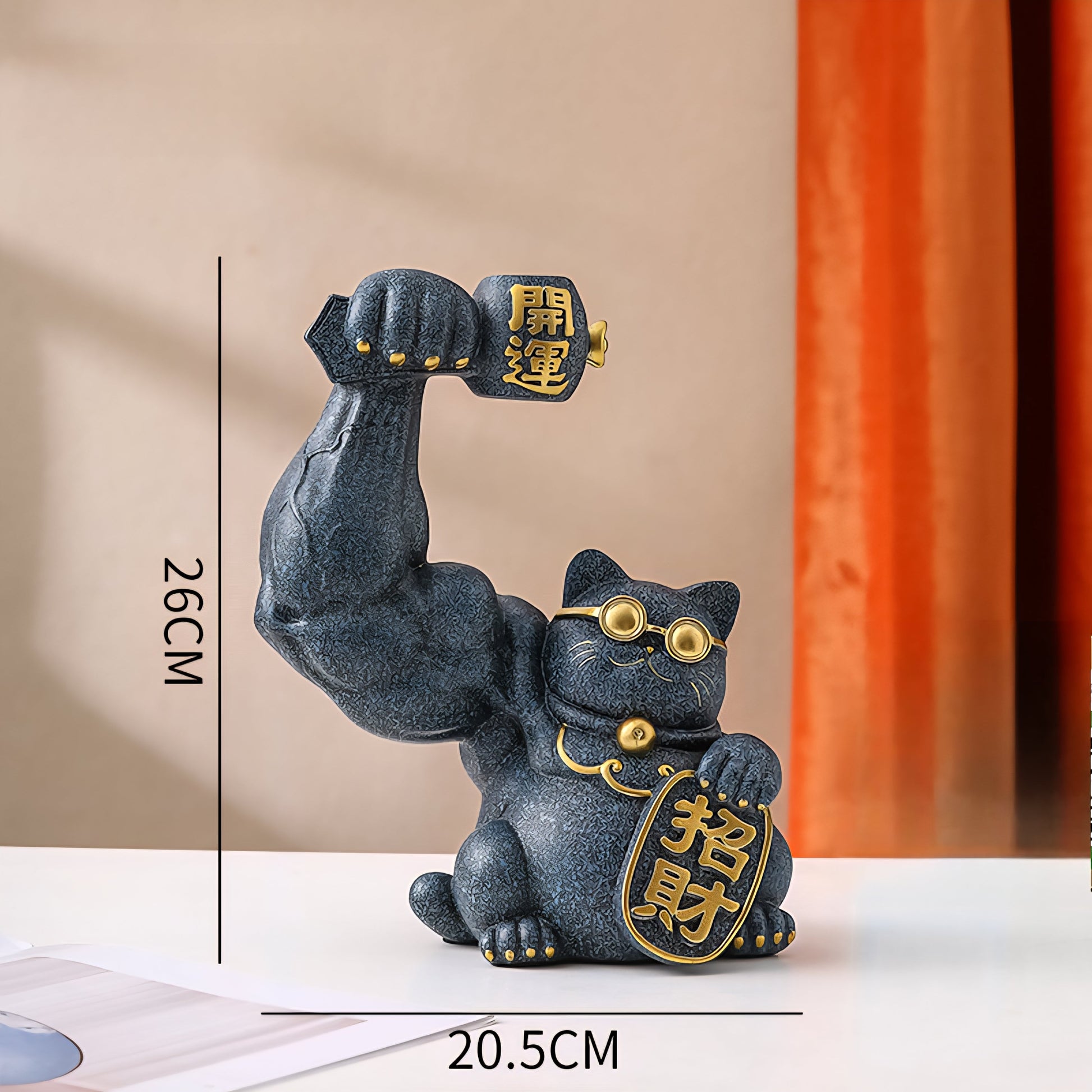 Fortune Power Cat – Muscle Lucky Cat Original Design