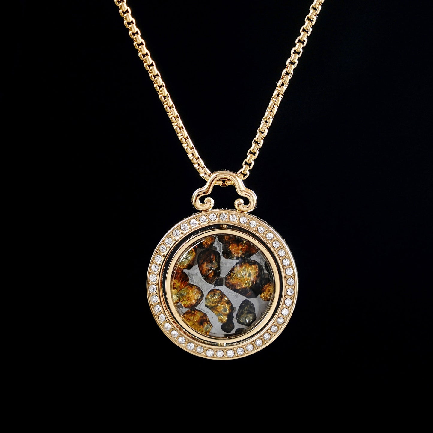 Celestial Relic Necklace – Genuine Sericho Meteorite in Sterling Silver Original Design