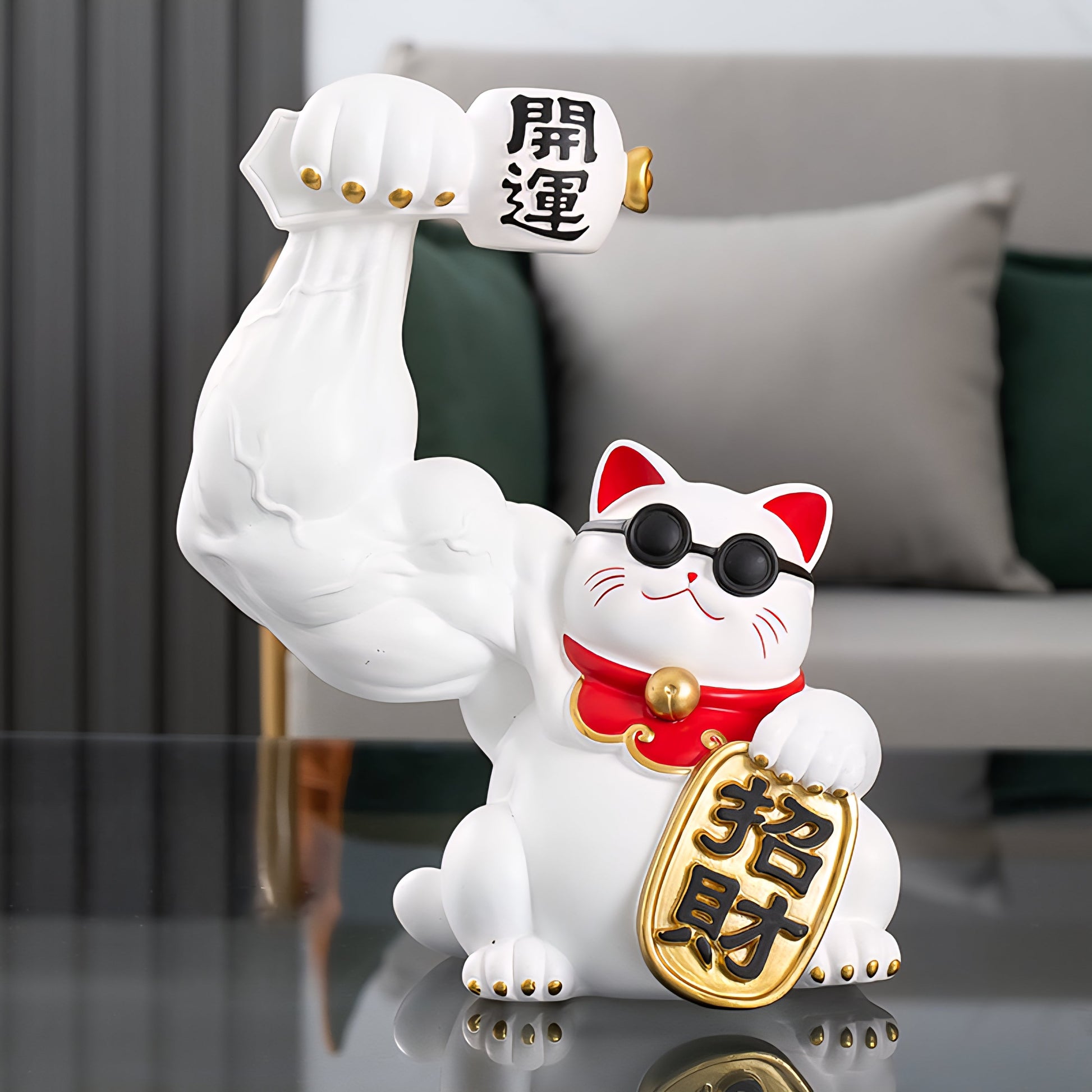 Fortune Power Cat – Muscle Lucky Cat Original Design
