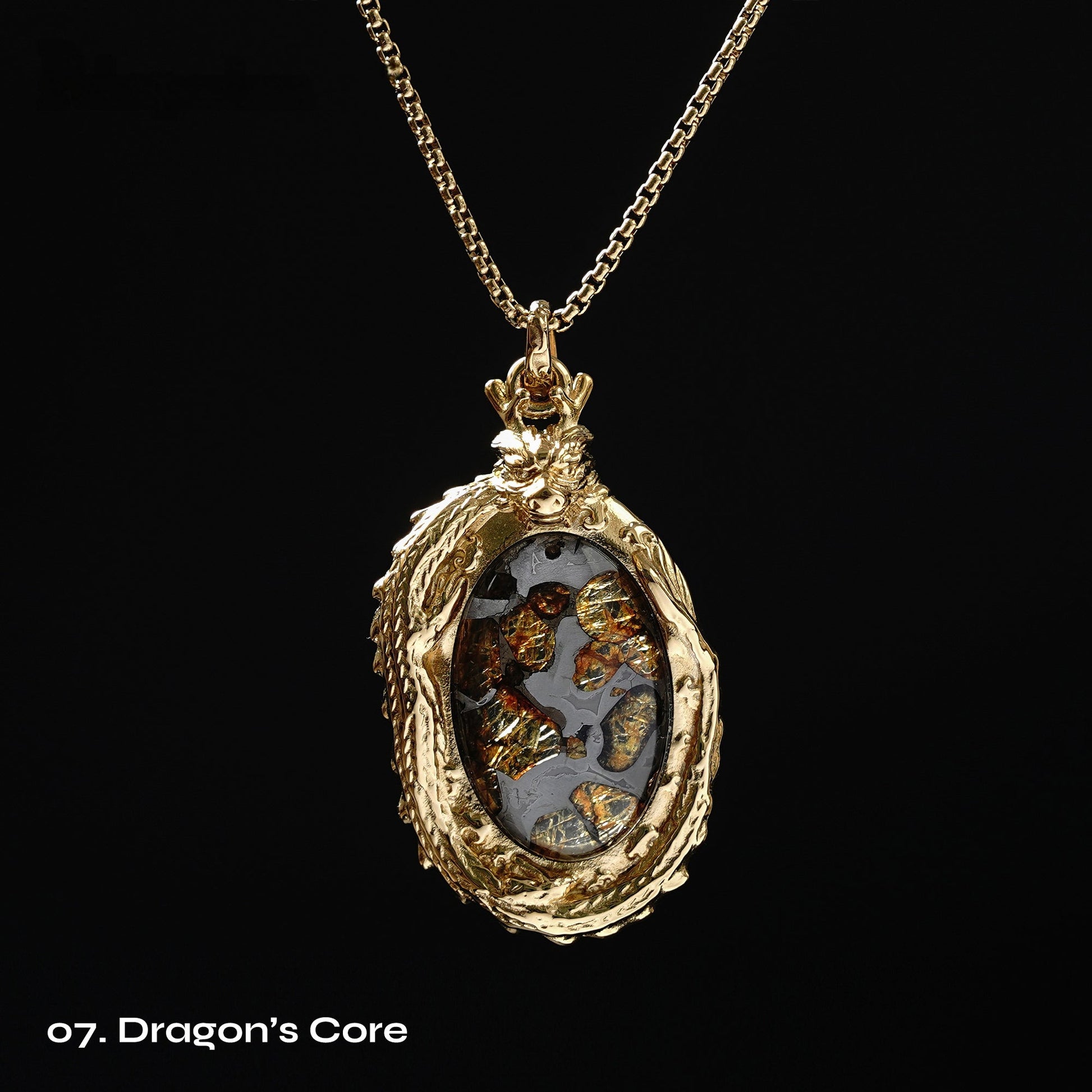 Celestial Relic Necklace – Genuine Sericho Meteorite in Sterling Silver Original Design