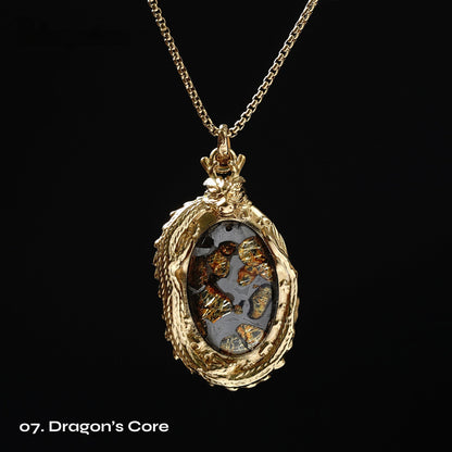 Celestial Relic Necklace – Genuine Sericho Meteorite in Sterling Silver Original Design