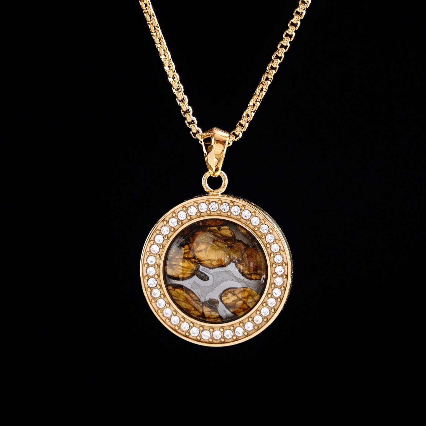 Celestial Relic Necklace – Genuine Sericho Meteorite in Sterling Silver Original Design