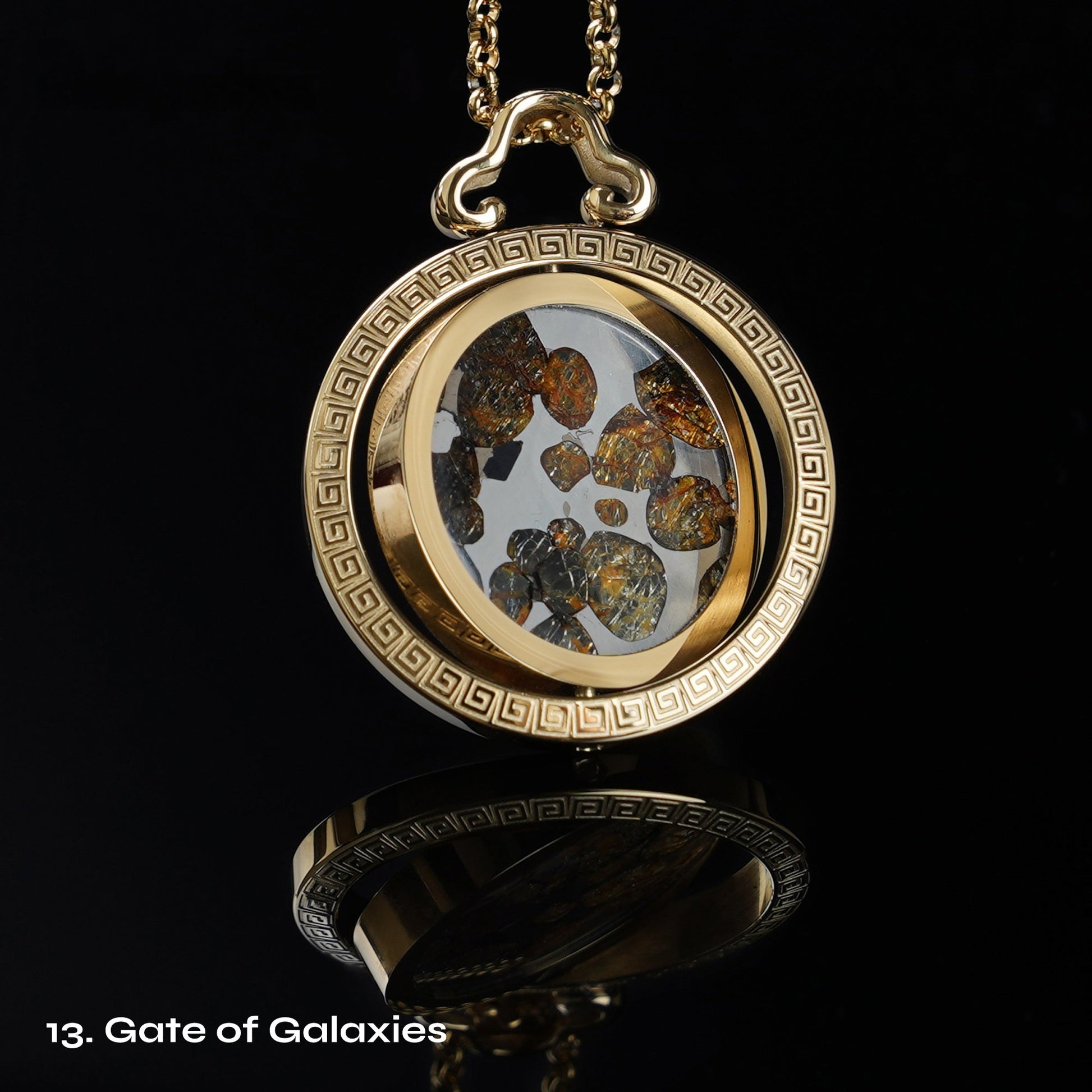 Celestial Relic Necklace – Genuine Sericho Meteorite in Sterling Silver Original Design