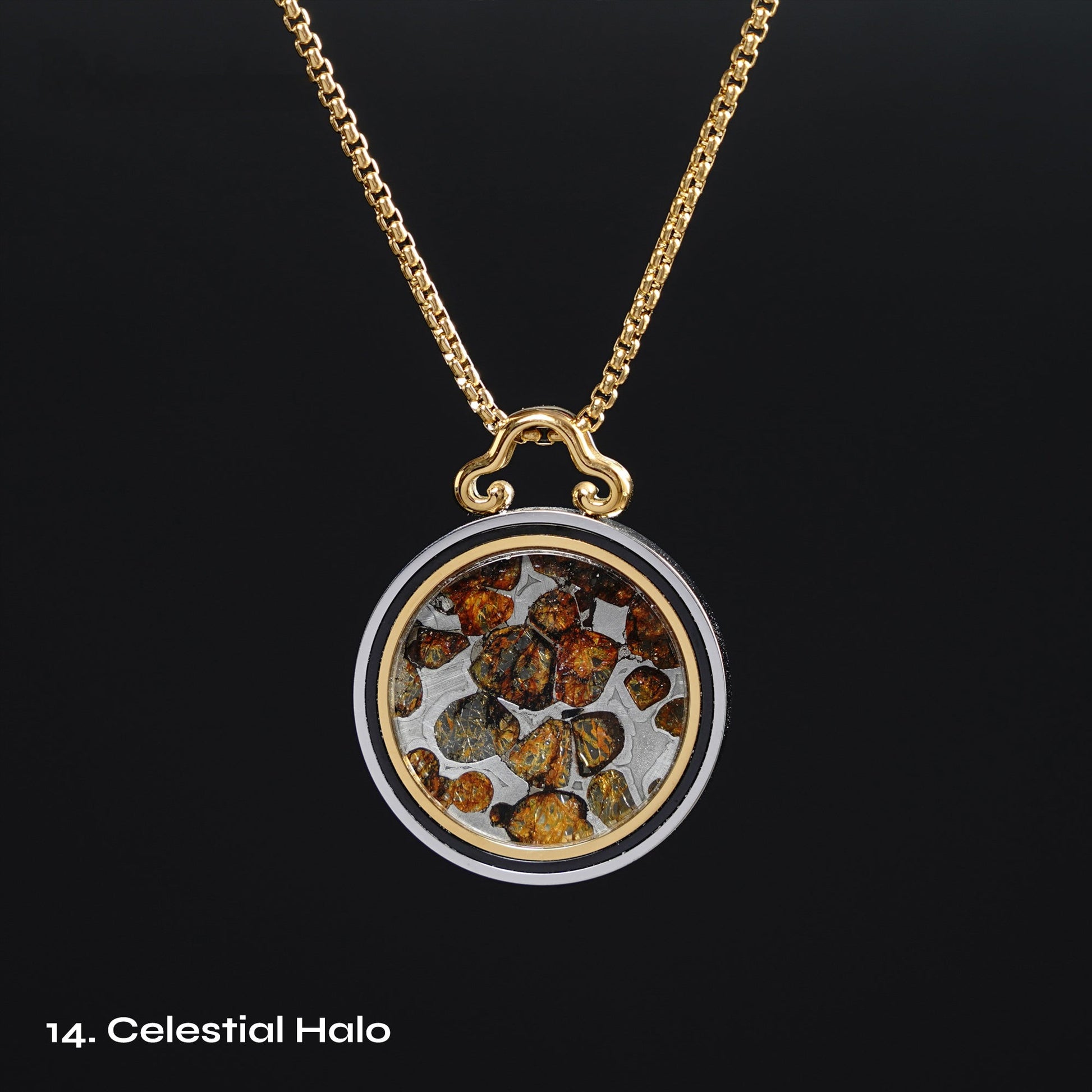 Celestial Relic Necklace – Genuine Sericho Meteorite in Sterling Silver Original Design
