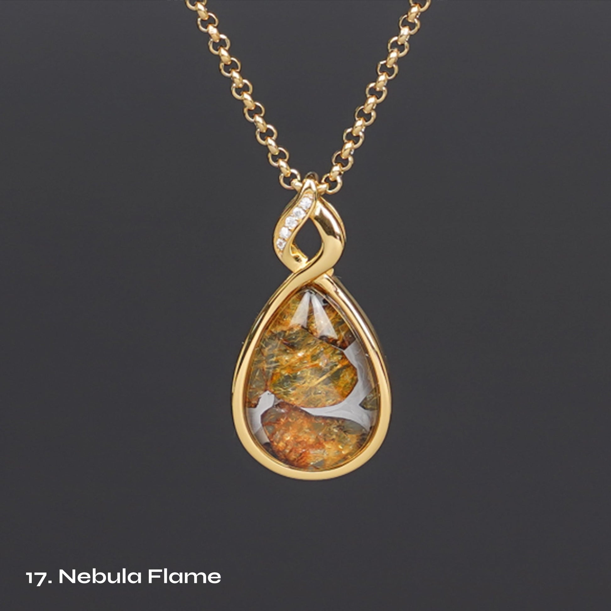 Celestial Relic Necklace – Genuine Sericho Meteorite in Sterling Silver Original Design