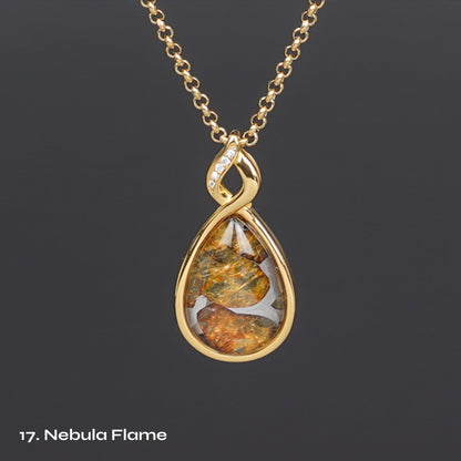 Celestial Relic Necklace – Genuine Sericho Meteorite in Sterling Silver Original Design