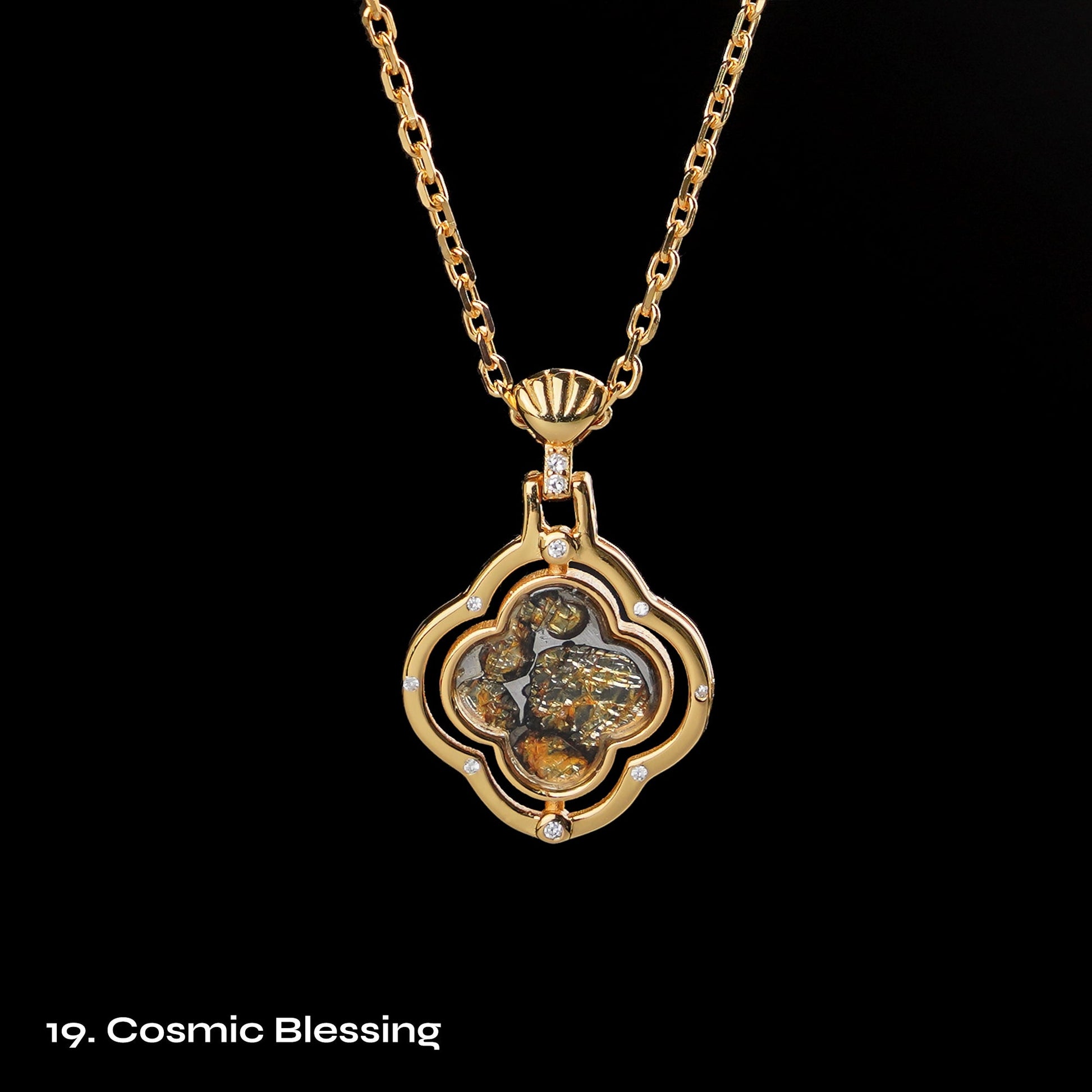 Celestial Relic Necklace – Genuine Sericho Meteorite in Sterling Silver Original Design