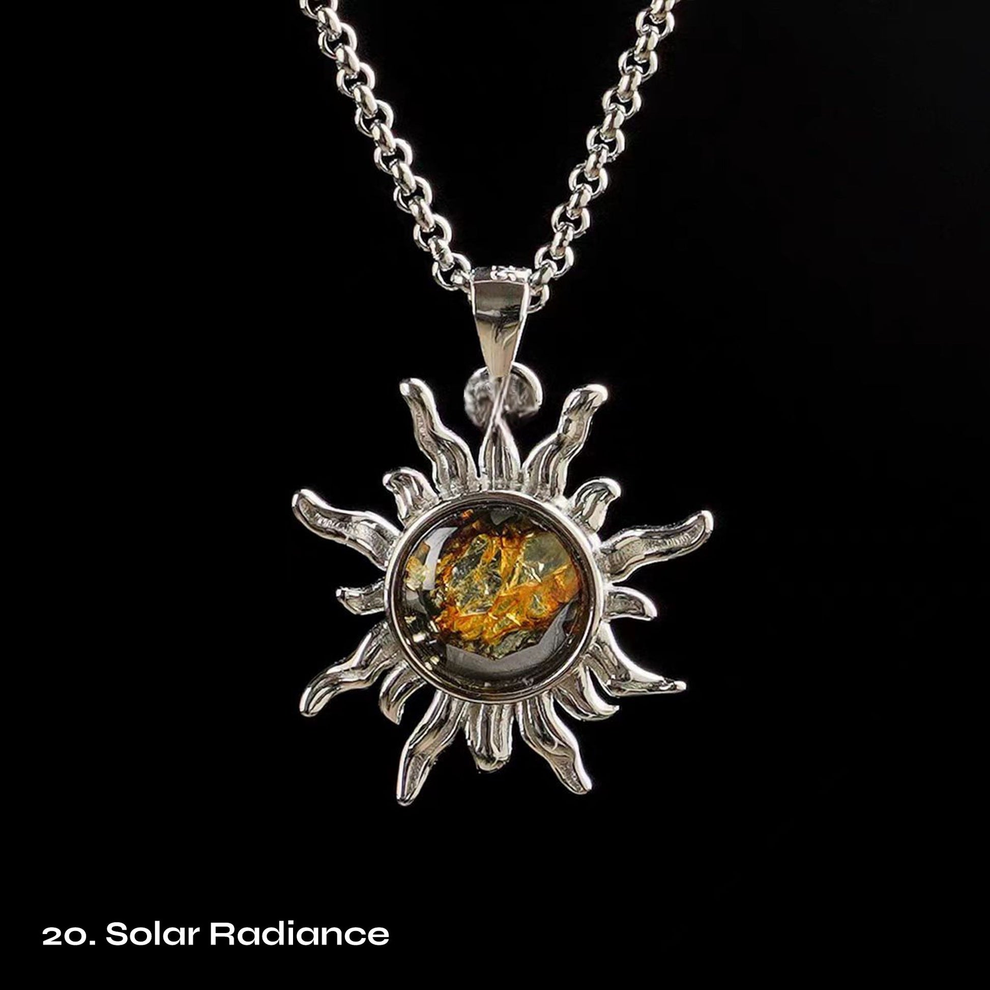 Celestial Relic Necklace – Genuine Sericho Meteorite in Sterling Silver Original Design