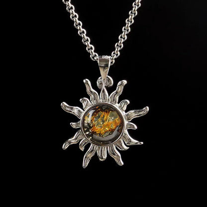 Celestial Relic Necklace – Genuine Sericho Meteorite in Sterling Silver Original Design
