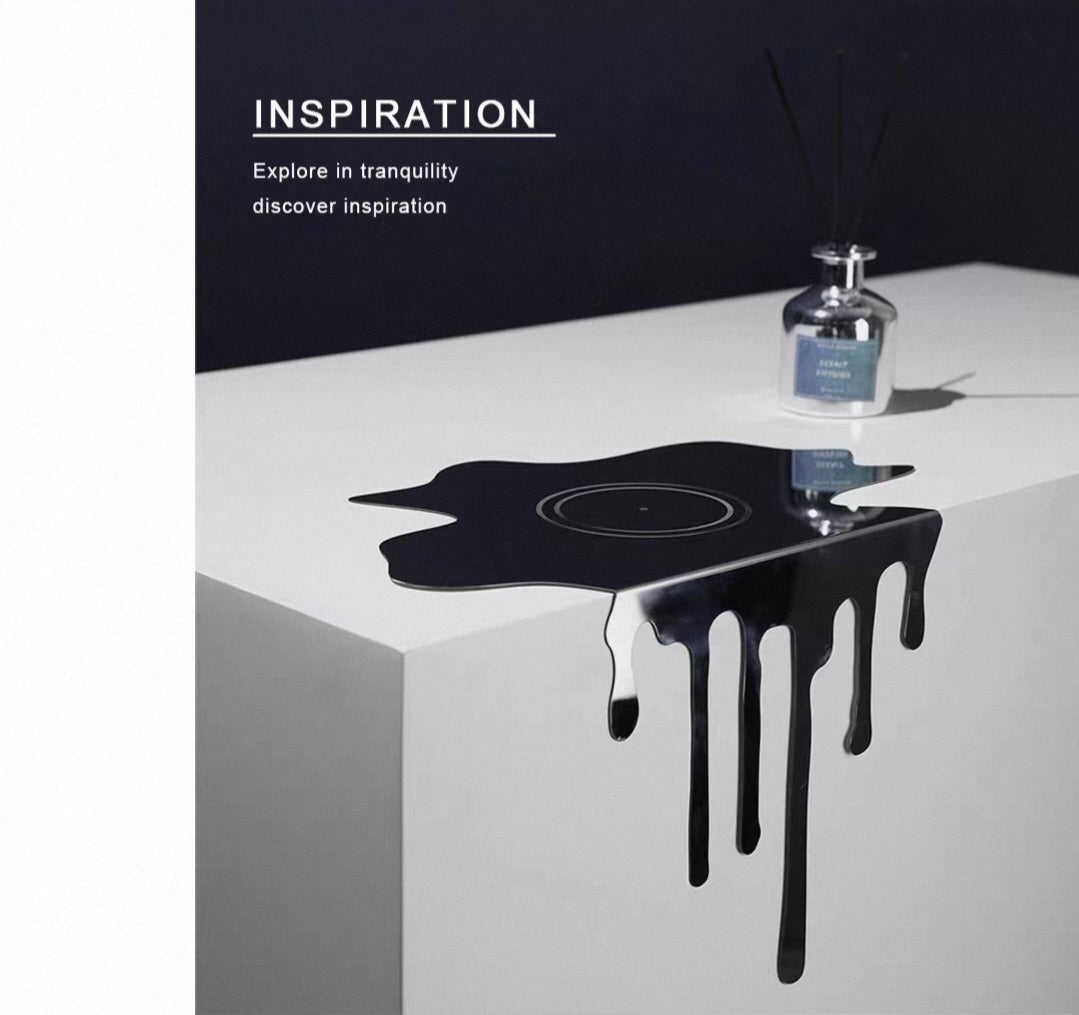 Liquid Illusion – Stainless Steel Drip Sculpture Veyra
