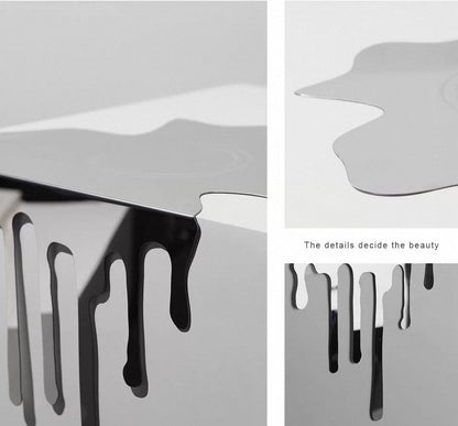 Liquid Illusion – Stainless Steel Drip Sculpture Veyra