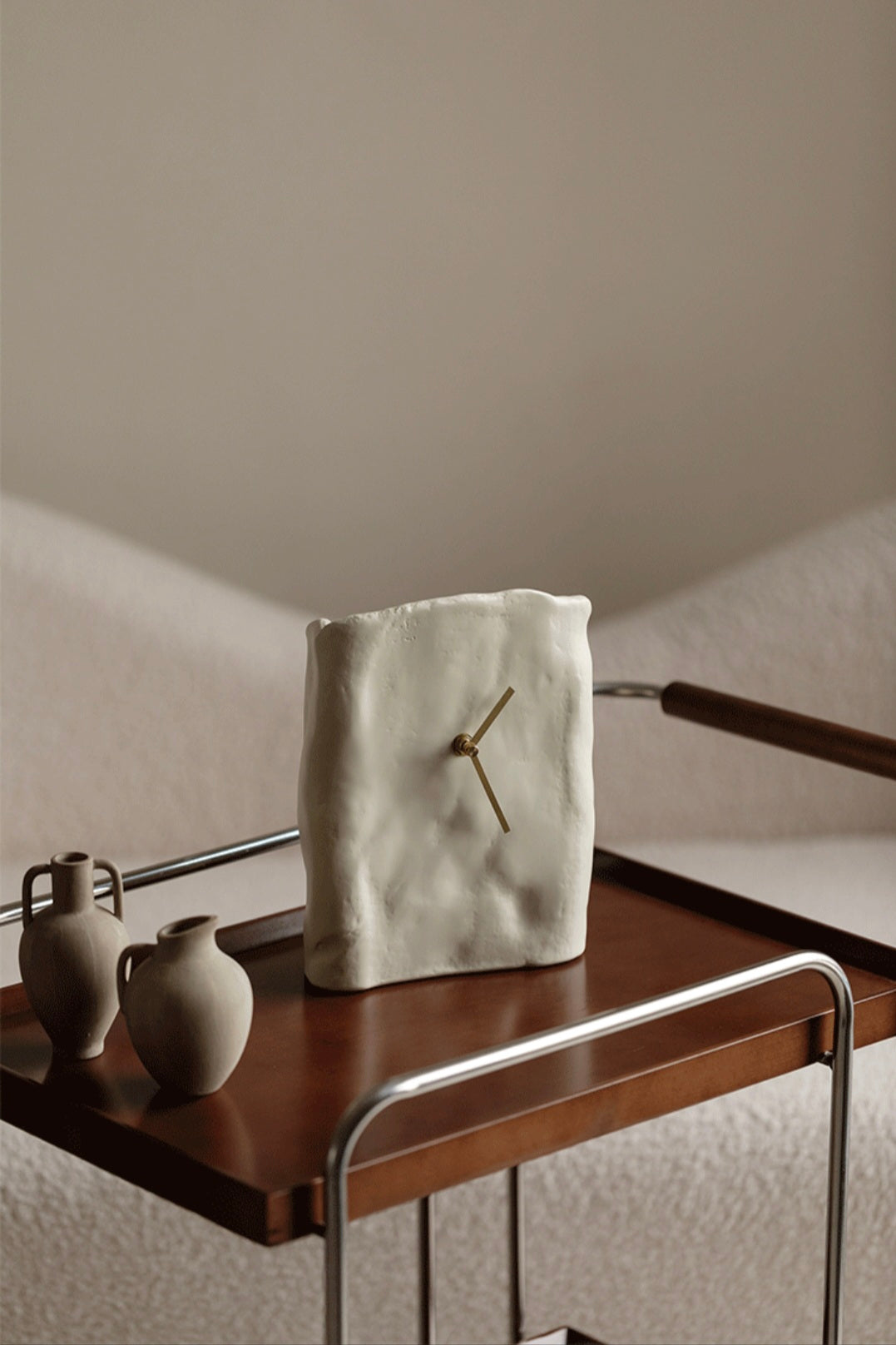 Wabi-Sabi Ripple Clock