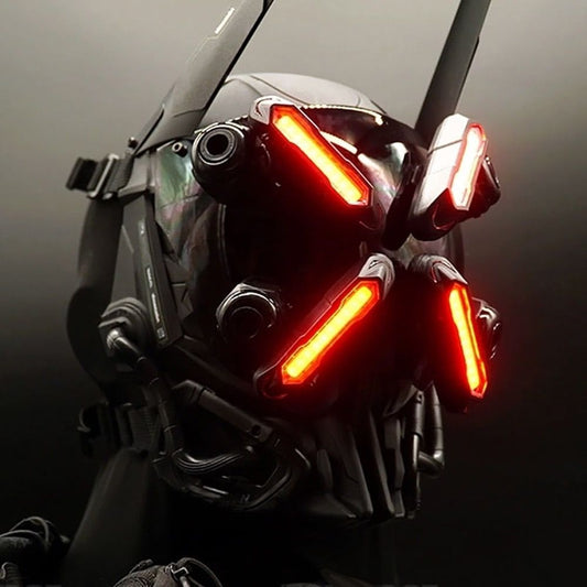 CyberReaper Tactical Mask — Sci-Fi Battle Gear Original Design