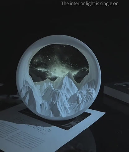 Moonlit Galaxy™ Aromatherapy Night Light – Mountain Glow Edition