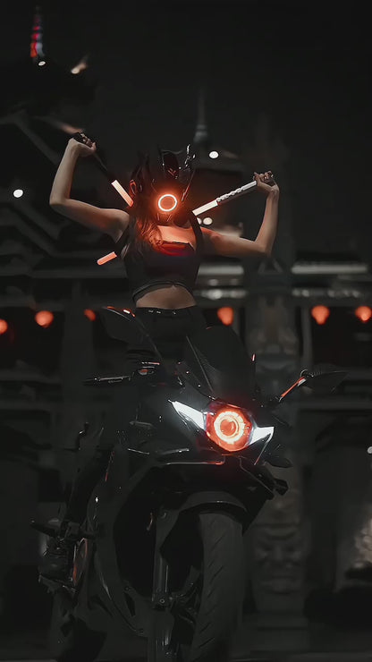 Cyberpunk Helmet — Circle of Infinity