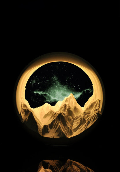 Moonlit Galaxy™ Aromatherapy Night Light – Mountain Glow Edition Veyra
