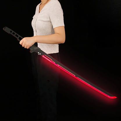 Cyberpunk Energy Katana – LED Rechargeable Samurai Blade Prop