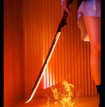 Cyberpunk Energy Katana – LED Rechargeable Samurai Blade Prop