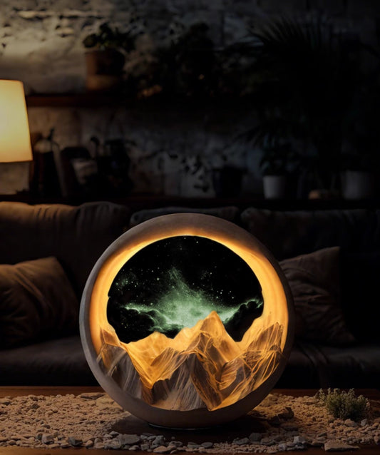 Moonlit Galaxy™ Aromatherapy Night Light – Mountain Glow Edition Veyra