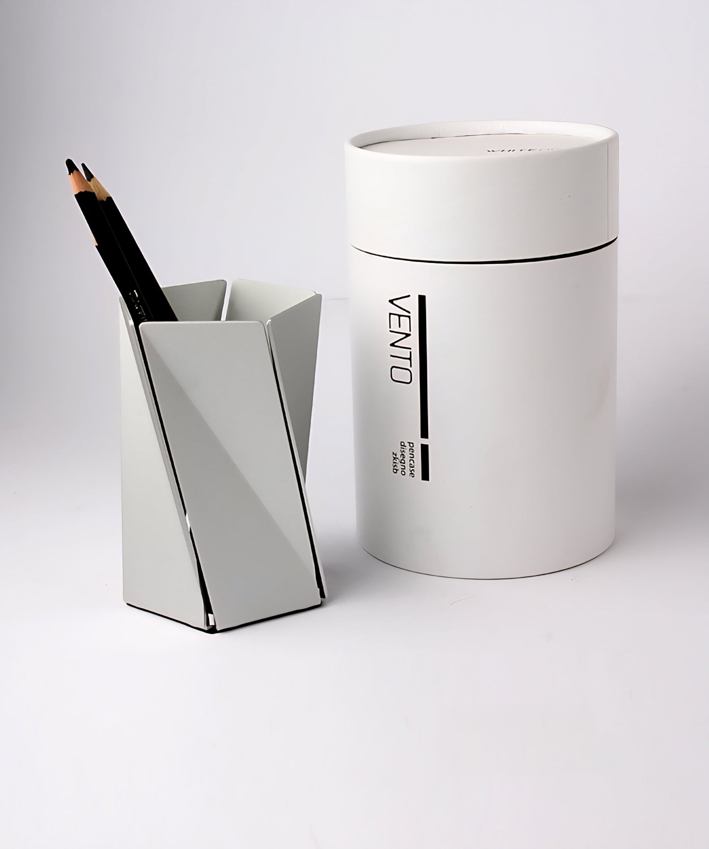 VENTO – Geometric Aluminum Alloy Pen Holder Original Design