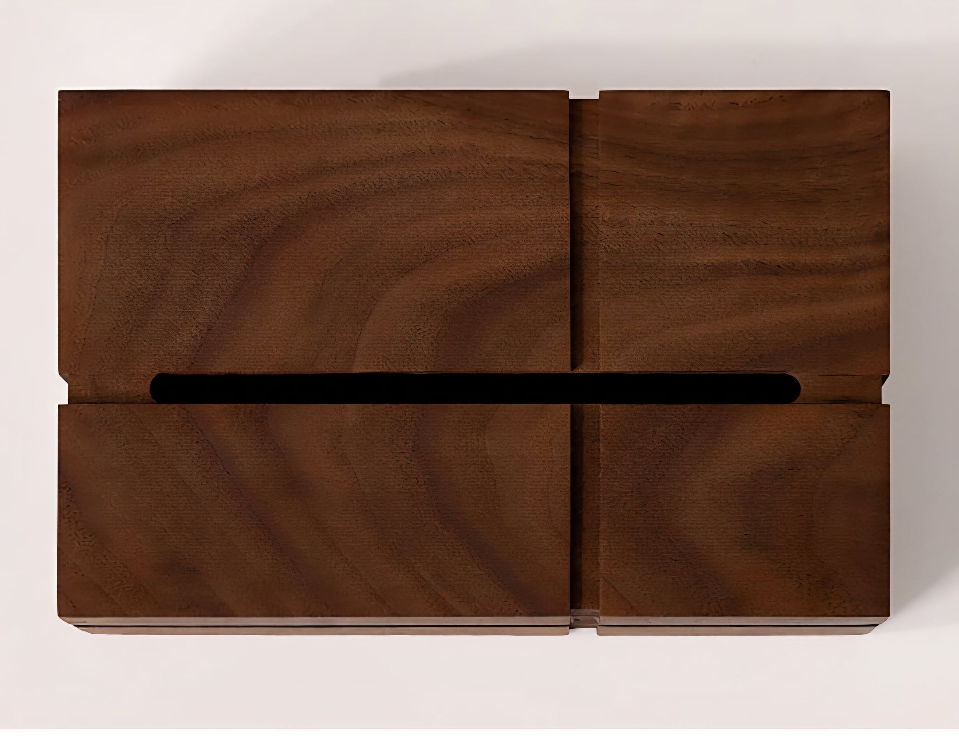 Nordic Walnut Tissue Box – Solid Wood Luxury Organizer Veyra